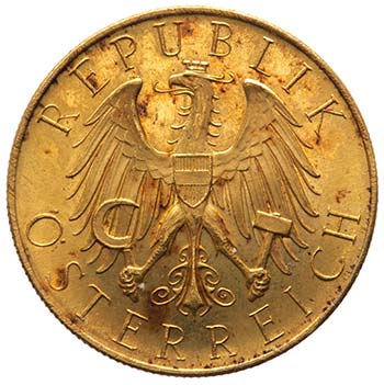 Austria - 25 Schilling 1928 - Au