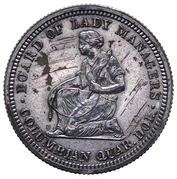 1/4 di Dollaro 1893 - Ag