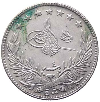 Turchia  - 1/2 Piastra 1925 