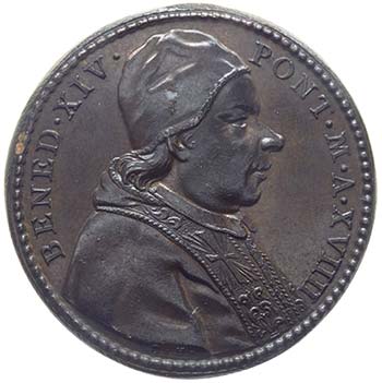 Benedetto XIV (1740-1758) Medaglia ... 