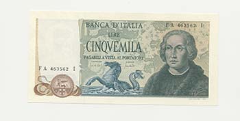 Repubblica Italiana - 5000 Lire ... 