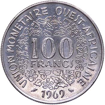 West Africa - 100 Francs 1969 - ... 