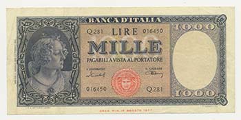 Biglietti di Banca Rep.Italiana ... 