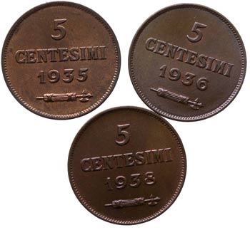 Vecchia Monetazione (1864-1938) ... 