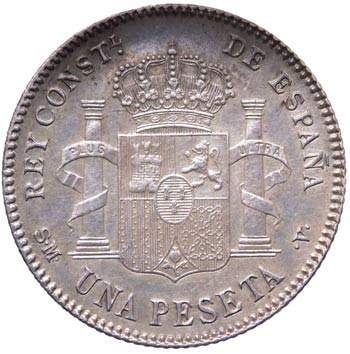 Spagna - Alfonso XIII - 1 Peseta ... 