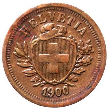 Svizzera - Berna - 1 Rappen - 1900 ... 