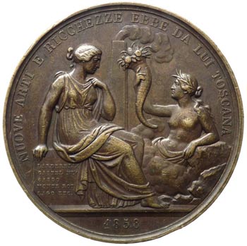 Medaglia per Francesco de Larderel ... 