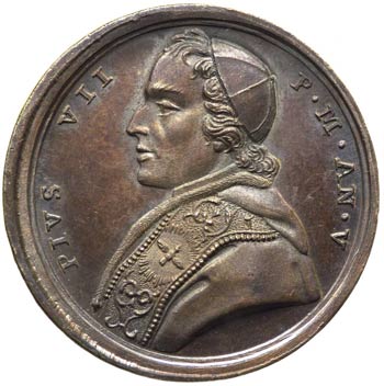 Pio VII (1800-1823) Medaglia di ... 