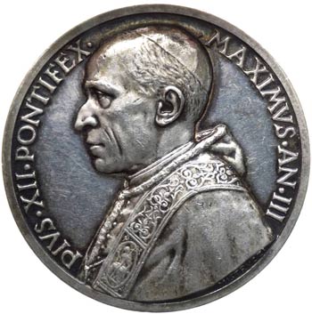 Pio XII (1939-1958) Medaglia ... 