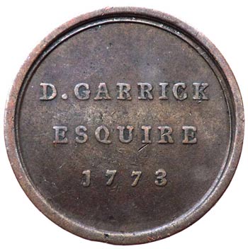 David Garrick Esquire Token 1773 - ... 