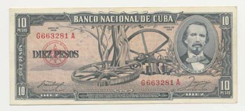 Banconota - Banknote - Cuba - 10 ... 