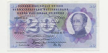 Banconota - Banknote - Svizzera - ... 