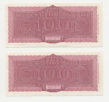 Lotto n.2 Banconote - 100 Lire ... 