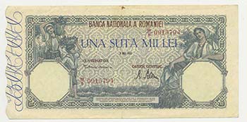 Romania - 100 Mila Lei 1947 - Rif. ... 