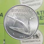 Repubblica italiana 10 lire spiga 1952 234.2 