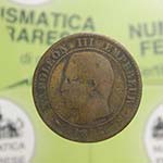 FRANCIA - 2 deux centimes 1855 B - Napoleon ... 