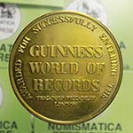 Medaglia Medal Medaille- Guinness Records ... 