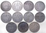 Monete straniere - Accumulo composto da 11 ... 