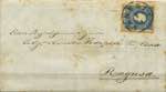 LOMBARDO VENETO - 1859 - 15 soldi azzurro su ... 