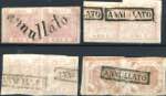 NAPOLI - 1858 - Lotto di 8 francobolli: ... 