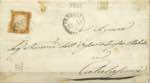 SARDEGNA - 1862 - 10 Cent. su lettera in ... 
