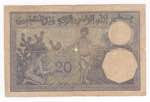 Tunisia - Banca dellAlgeria  - 20 Francs ... 
