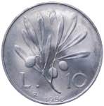 Monetazione in Lire (1946-2001) 10 Lire 1950 ... 