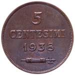 Vecchia Monetazione (1864-1938) 5 Centesimi ... 
