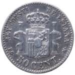 Spagna - Alfonso XIII (1886 - 1931) 50 ... 