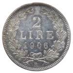 Vecchia Monetazione (1864-1938) 2 Lire 1906 ... 