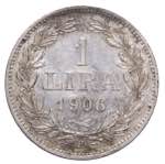 Vecchia Monetazione (1864-1938) 1 Lira 1906 ... 