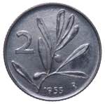 Monetazione in Lire (1946-2001) 2 Lire ... 