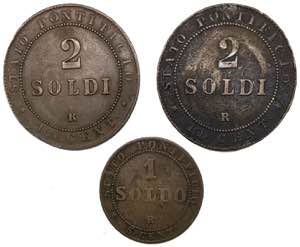 Zecche Italiane - Lotto n.3 monete: Stato ... 