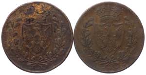 Savoia - Lotto n.2 monete composto da: Carlo ... 