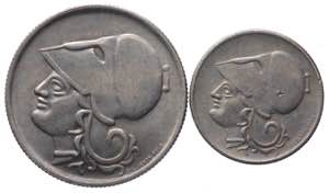 Grecia - Lotto 2 monete composto da: 1 ... 