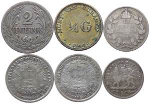 Monete Estere - Lotto n.6 monete, n.1 ... 