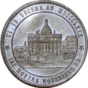 Medaglia - Pio IX, medaglia in metallo ... 