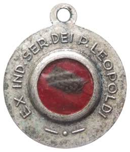 Medaglia votiva - reliquia di padre Leopoldo ... 