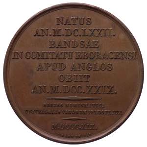 Medaglia - commemorativa di William Congreve ... 