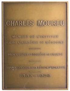 Placca - a Charles Moureu, lIstituto e ... 