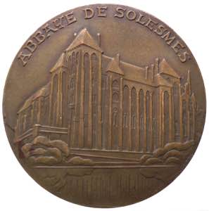 Medaglia - dedicata allAbbazia di Solesmes ... 