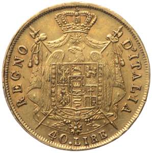 Napoleone I Re dItalia (1805-1814) 40 Lire ... 