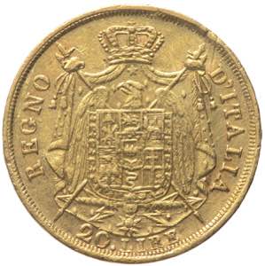 Napoleone I Re dItalia (1805-1814) 20 Lire ... 