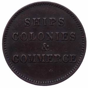 Canada, token SHIPS COLONIES & COMMERCE, ... 