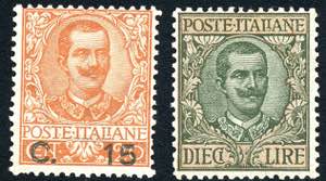 ITALIA REGNO - 1905 Cent. 15 su 20, assieme ... 