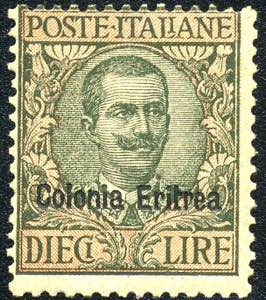 COLONIE e POSSEDIMENTI - ERITREA - 1916 ... 