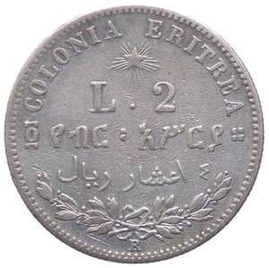 Eritrea - Umberto I (1890-1896) 2 Lire (4/10 ... 