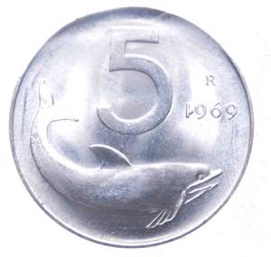 Monetazione In Lire (1946-2001) 5 Lire ... 