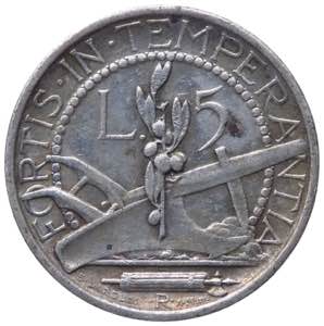 Vecchia Monetazione (1864-1938) 5 Lire 1935 ... 