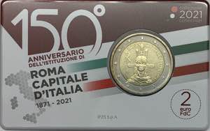 2 Euro Commemorativi del 150° anniversario ... 